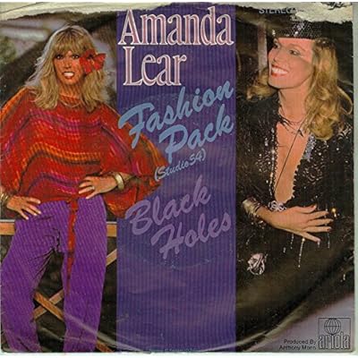 Fashion Pack (Studio 54) / Black Holes / Amanda Lear / Bildh&uuml;lle / Deutsche Pressung / ariola # 100 382 / 7" Vinyl Single Schallplatte