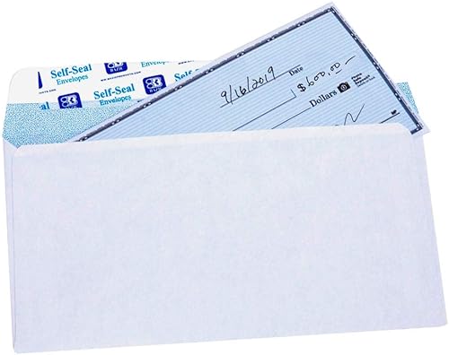 Miniatura 3 de 160 sobres de seguridad blancos autoadhesivos 3-5/8 "x 6-1/2" envío de cartas