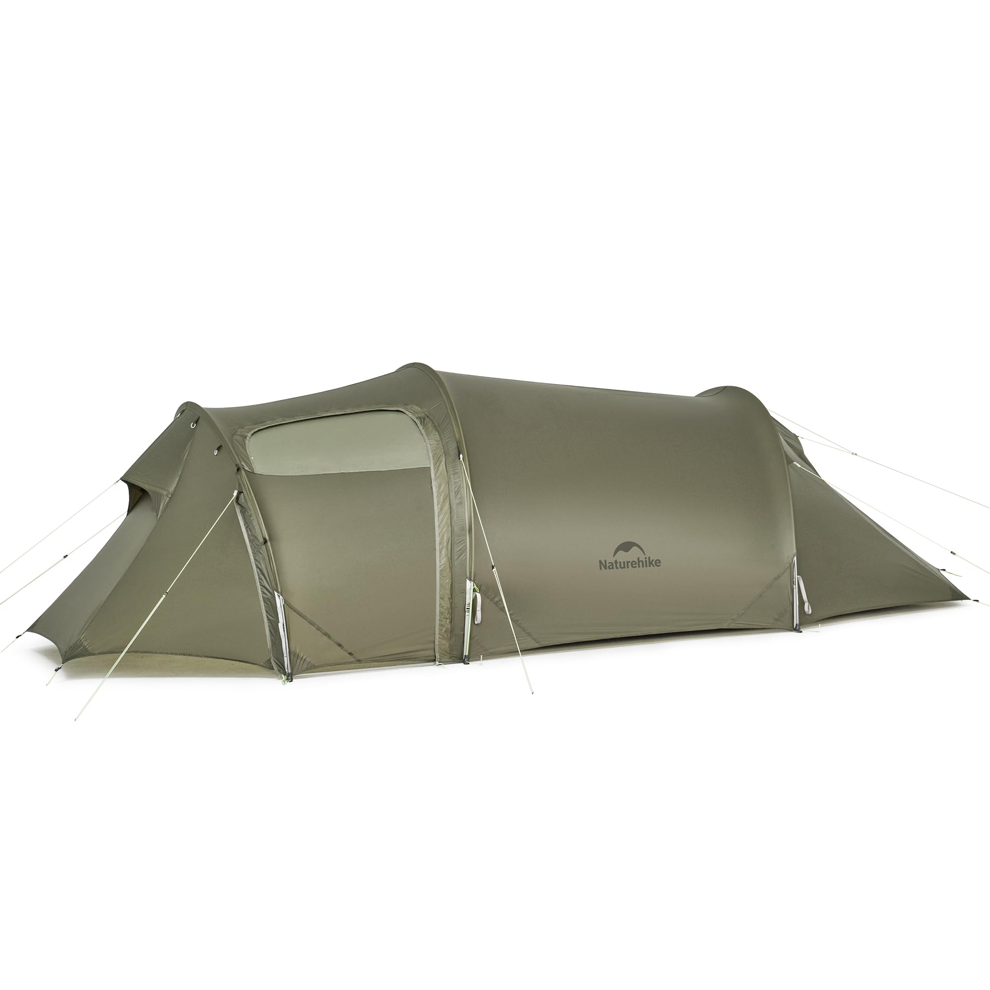 NaturehikeOpalus Tunnel Tent with Vestibule, Waterproof 2-3 Person Backpacking Tent, Double Layer Tents for Camping
