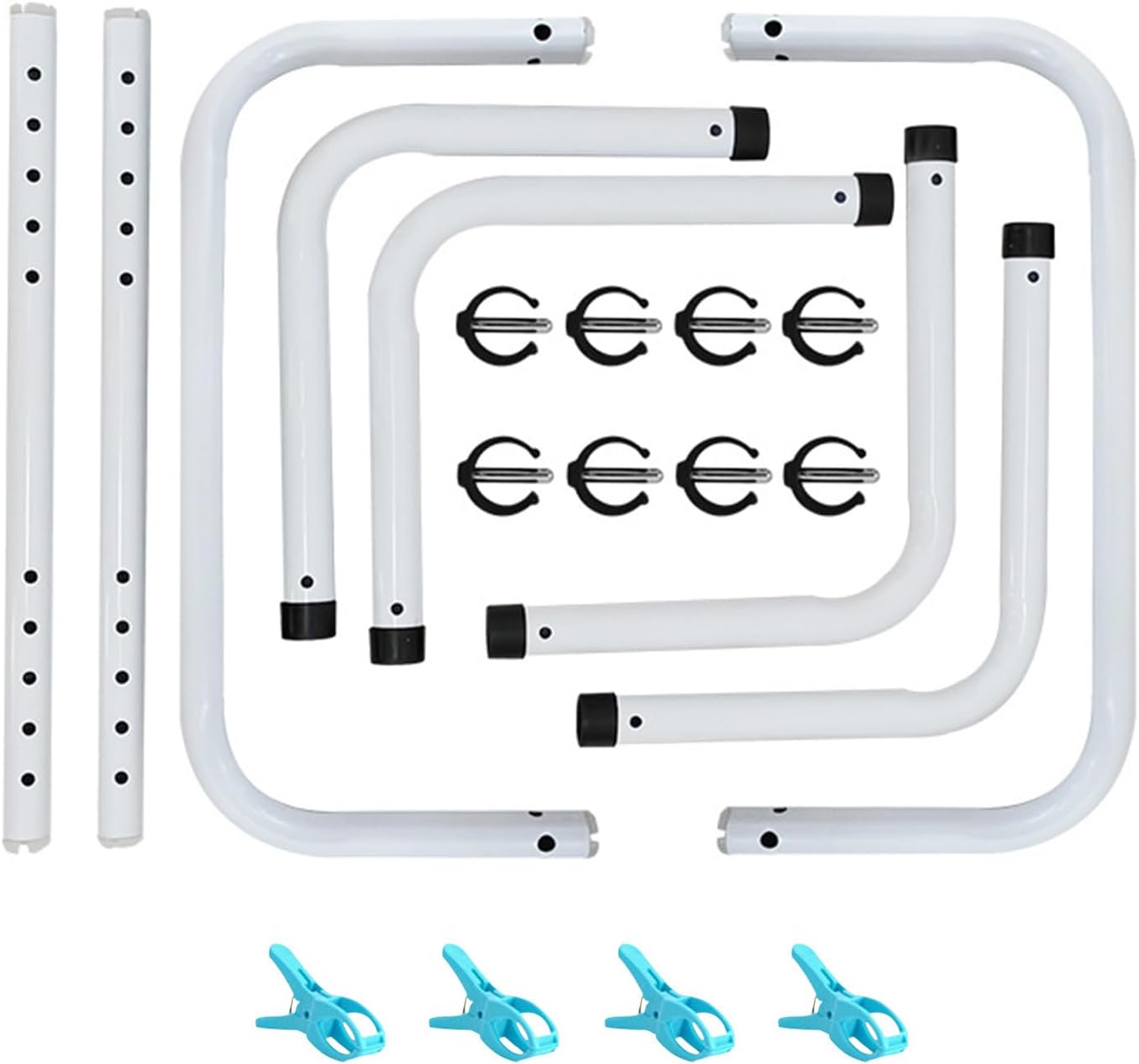 bed blanket lifter - height adjustable sheet raiser support, strong steel frame tool | medical bedding accessory, quilt elevating aid boys girls seniors husband wife grandma grandpa