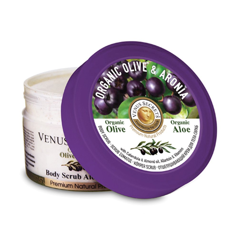 Venus Secrets Body Scrub Olive And Aronia 200ml With Calendula | Desertcart  Maldives
