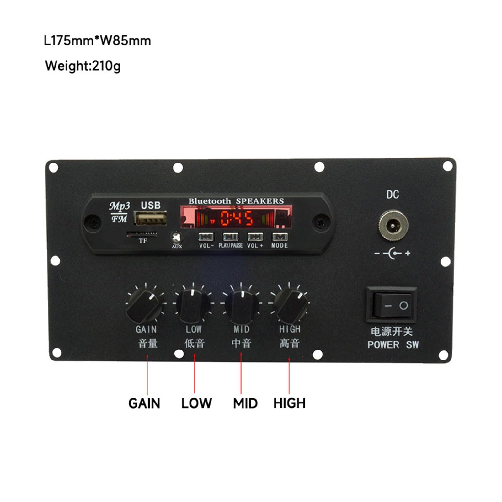 Vorverstärker Verstärker Sound Tone Vorverstärker Board Verstärkungsmodul Sound Tone NE5532 Leistungsverstärker HiFi Vorverstärker für Projekt