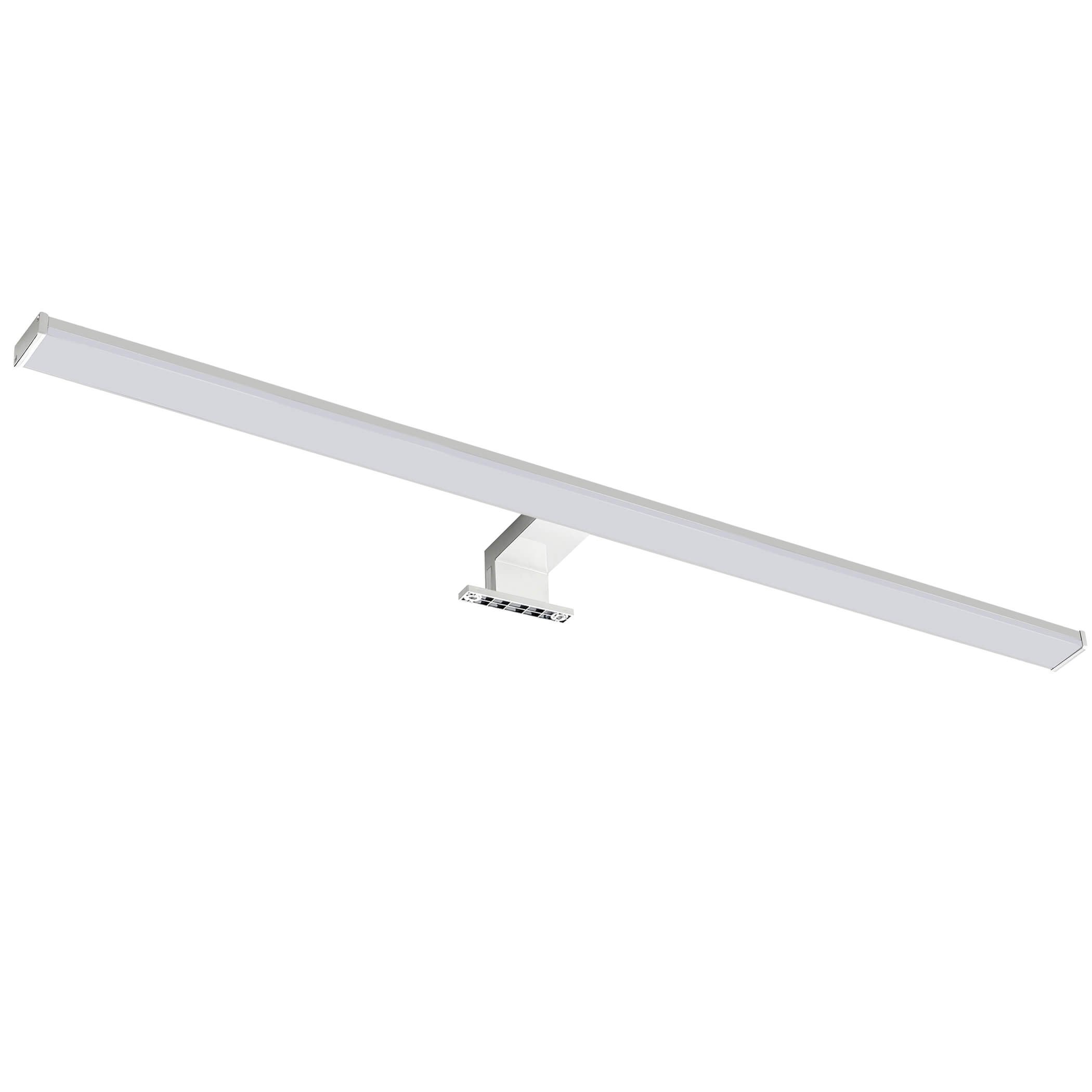 SEBSON® LED Lampada da Specchio per Bagno 78cm, IP44, Lampada Morsetto + Armadio, Bianco Neutro 4000K, 15W, 1100lm - 780x108x44mm