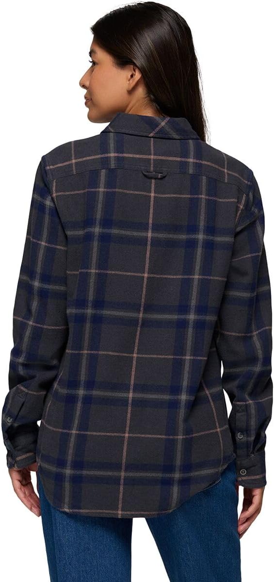 prAna, Golden Canyon Flannel Shirt - Women's, Black, XL - Image 2