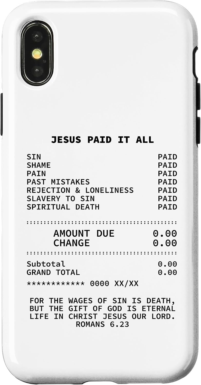 Jesus paid it all Christianity Christian Bible Christ Case for iPhone 14 Pro Max