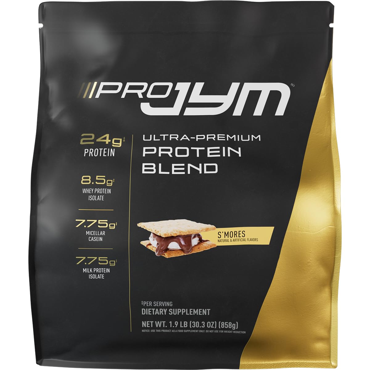 JYM Chocolate Cookie Crunch Whey & Casein Protein Powder - 4.2 lb Bag — Amazon image 8