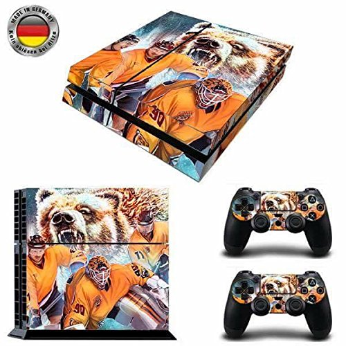 Preisvergleich Produktbild Wolfsburg EishockeySony PS4 Playstation-Sticker, Aufklebermaterial aus Vinyl, Fanartikel, Sportfan