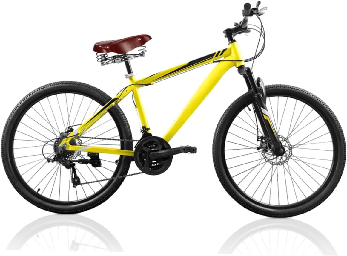 Faux Leather Bike Seat for Road and Mountain Bikes Comfortable Saddle for Cruisers Enhancing Riding Experience Shockproof Design and Stylish Finish