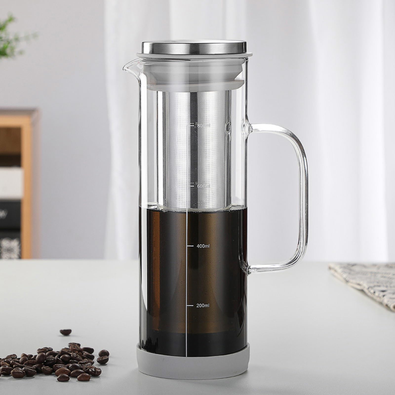 Infuseur à café froid en verre et acier