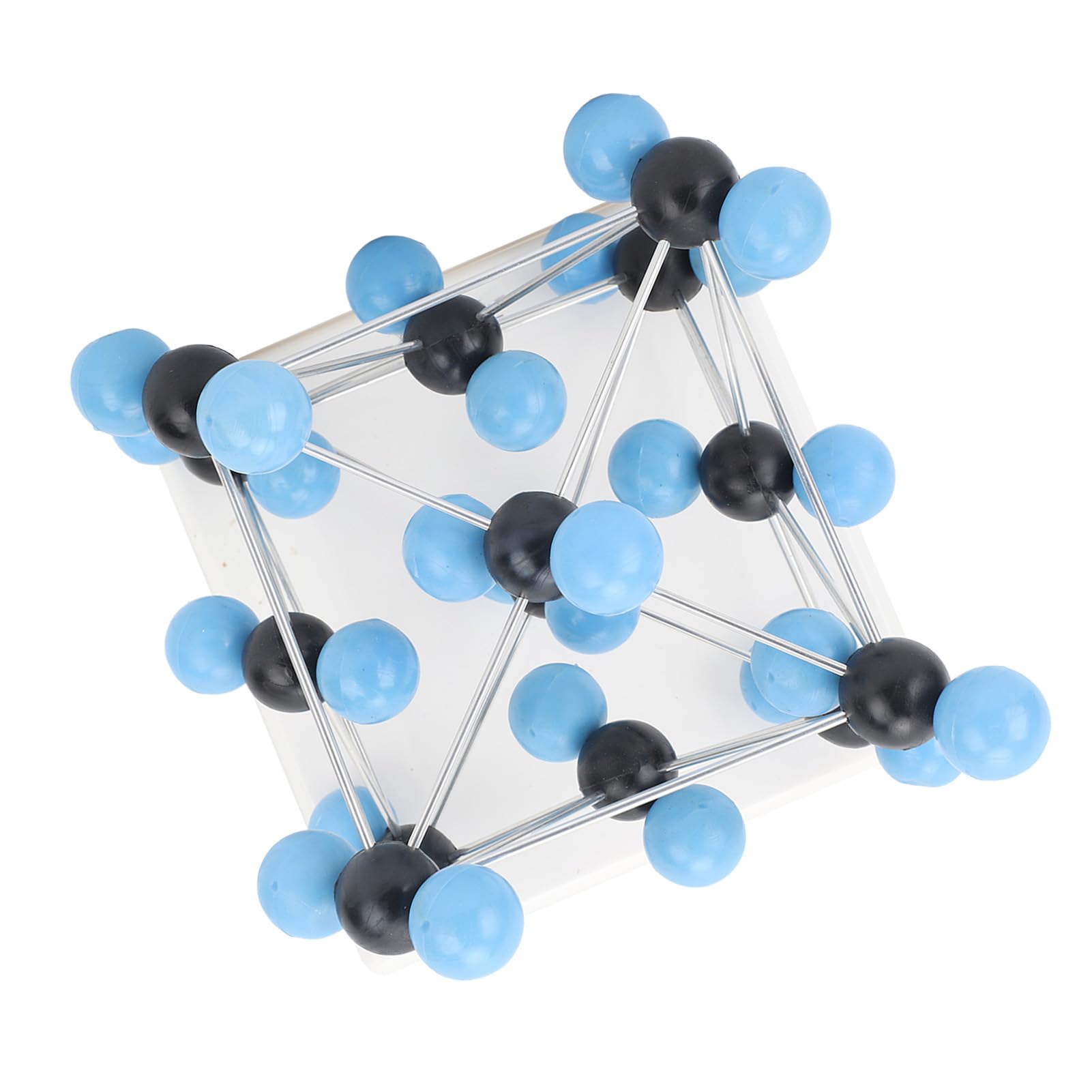 Kadimendium Zestaw Modeli Struktury Kryształów Molekularnych z 28 Błękitnymi Tlenami i 14 Atomami Czarnego Węgla do Nauki Chemii, Trwały i łatwy w Użyciu dla Studentów
