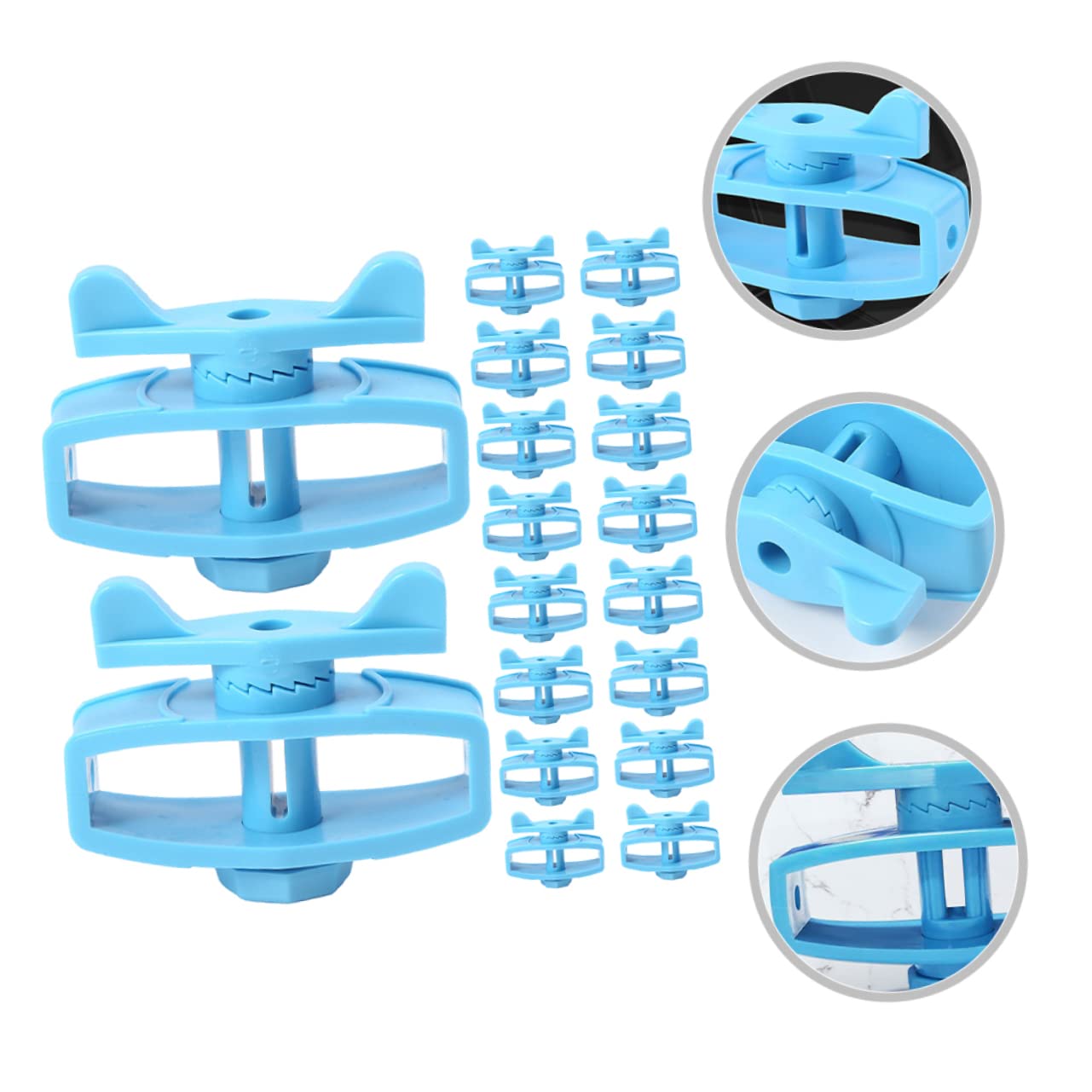 24 pezzi Tenditori Isolanti per Recinzioni Elettriche Tendifilo in Plastica per Recinzioni Elettrico e Resistenti e Sicuri per Agricolo e