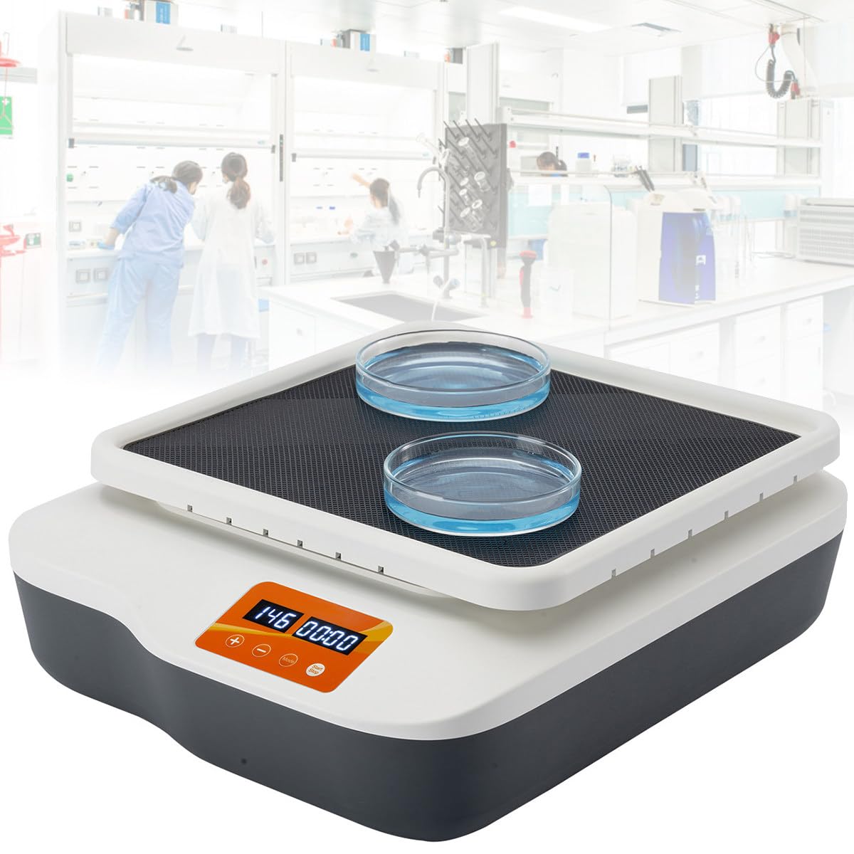 TAHALI Lab Digital Orbital Shakers, Laboratory Oscillator Mixer 40-200rpm Horizontal Rotator Shaker, Fixing Orbital Rotator Shaker & Continuous Mode or Timer Mode