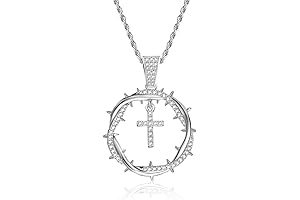 Crown of Thorns Iced Out Necklace: A Divine Statement of Faith