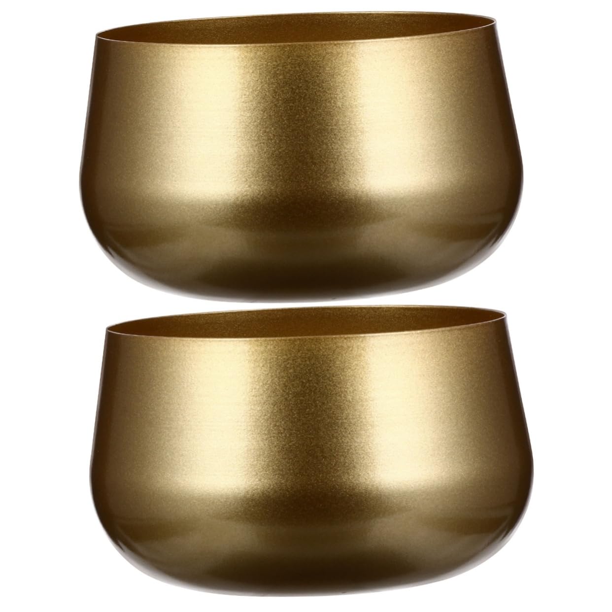 Pot de fleur en fer forgé artisanal pour une décoration élégante | Lot de 2