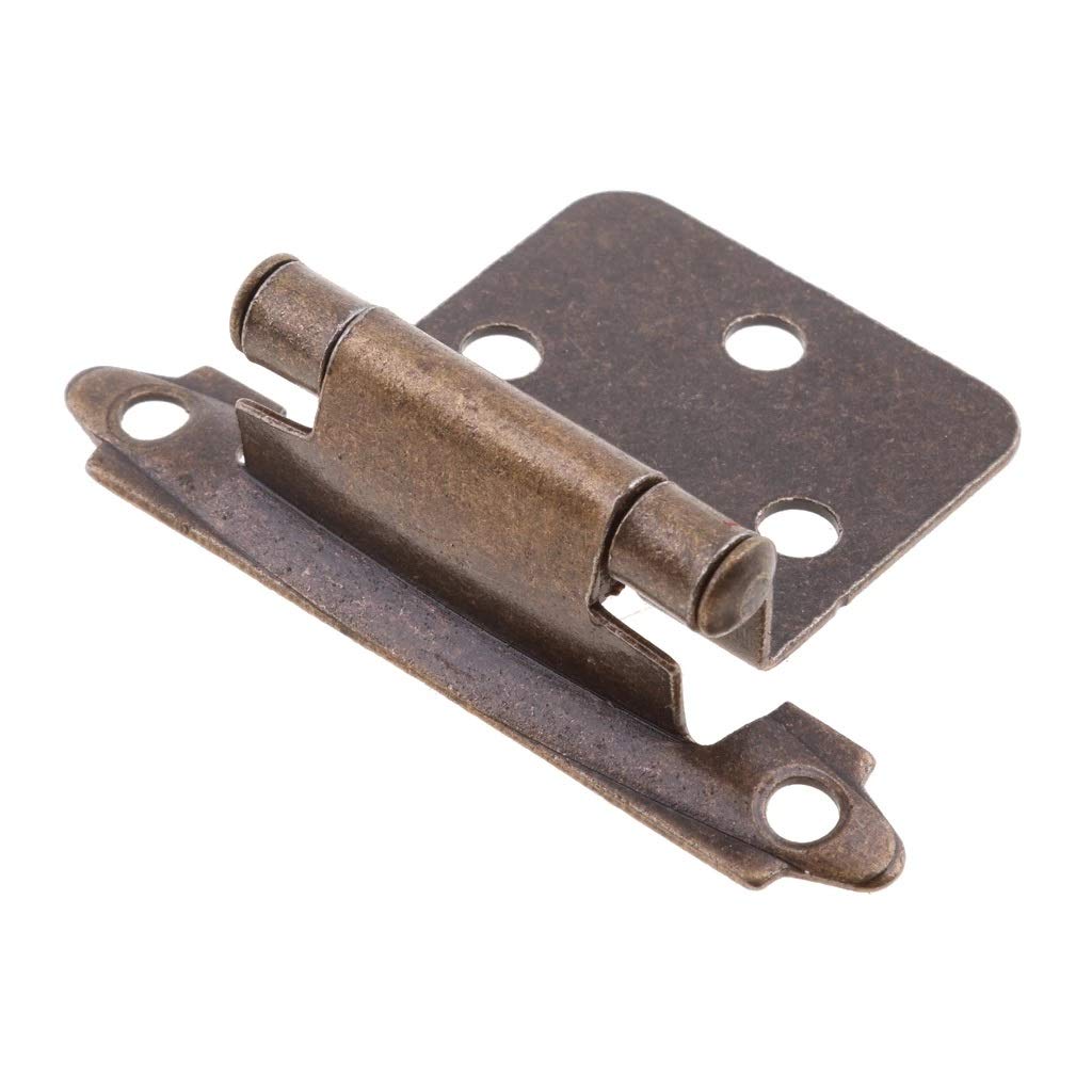 5 Sets Door Kitchen Cabinet Cupboard Soft Close Inset Hinges - Satin Nickel Hinge