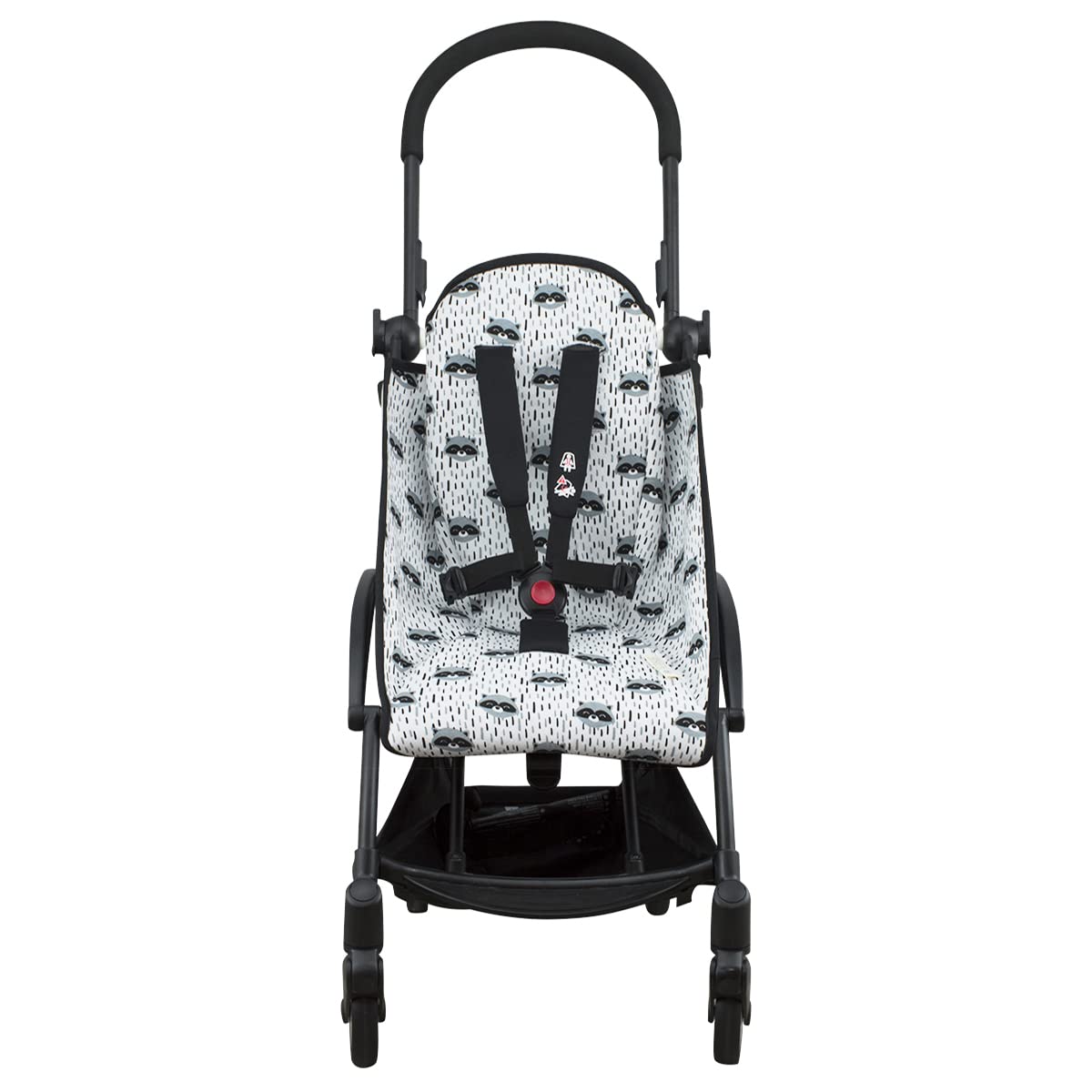 JYOKO KIDS Fodera imbottita per passeggino compatibile con YoYo Babyzen, 100% Cotone (Raccoon)