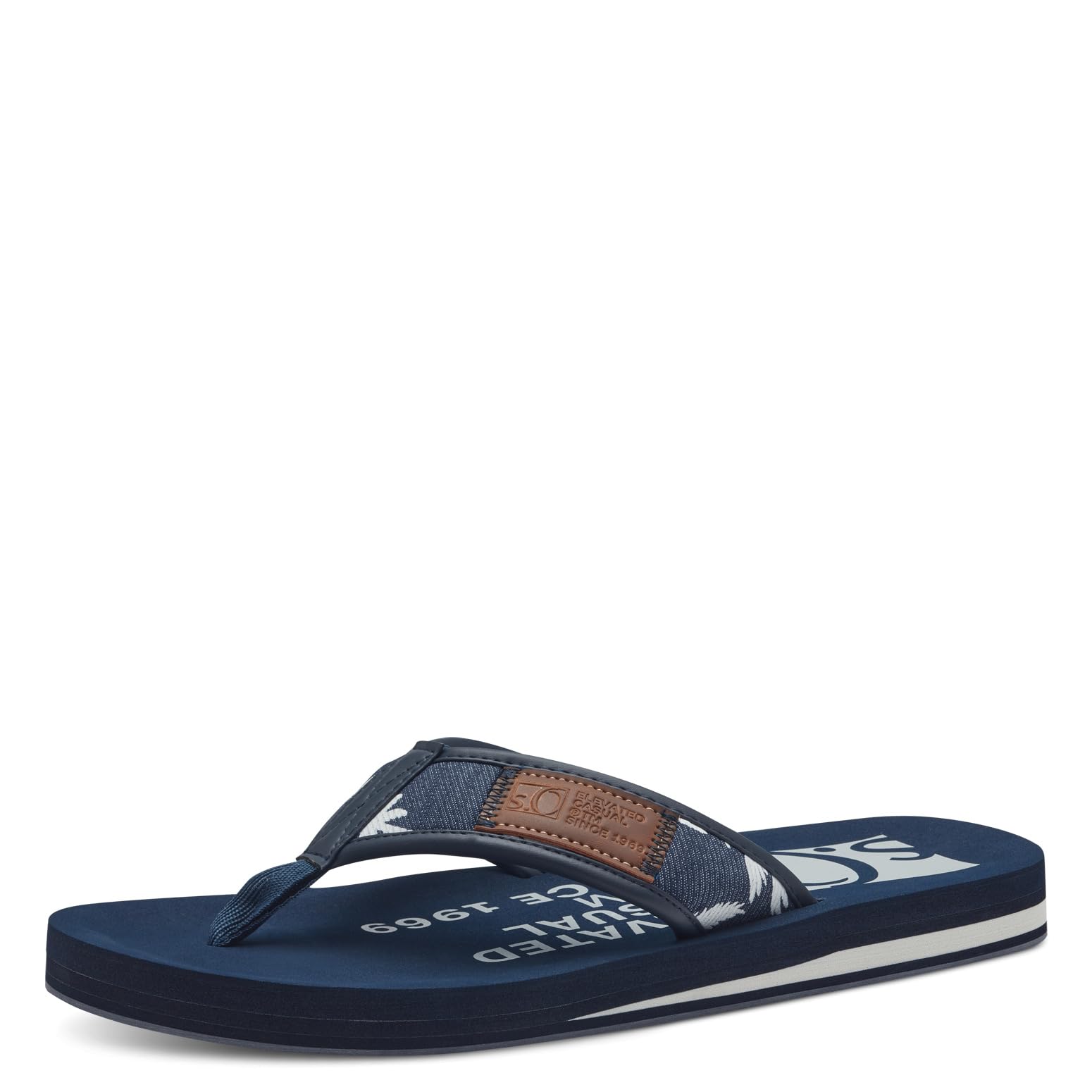 s.Oliver Men's 5-17212-42 Beach Mules, navy, 8 UK