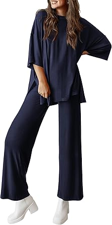 PRETTYGARDEN Two Piece Sets For Women Summer Fashion Lounge Matching Set 2025 Travel Vacation Airport Outfits Clothing