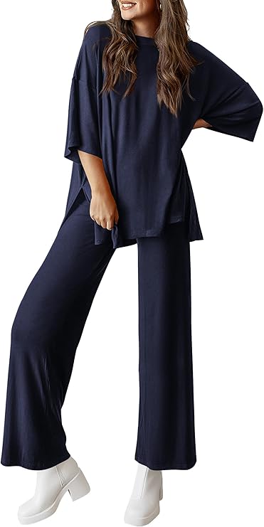 PRETTYGARDEN Two Piece Sets For Women Summer Fashion Lounge Matching Set 2025 Travel Vacation Airport Outfits Clothing
