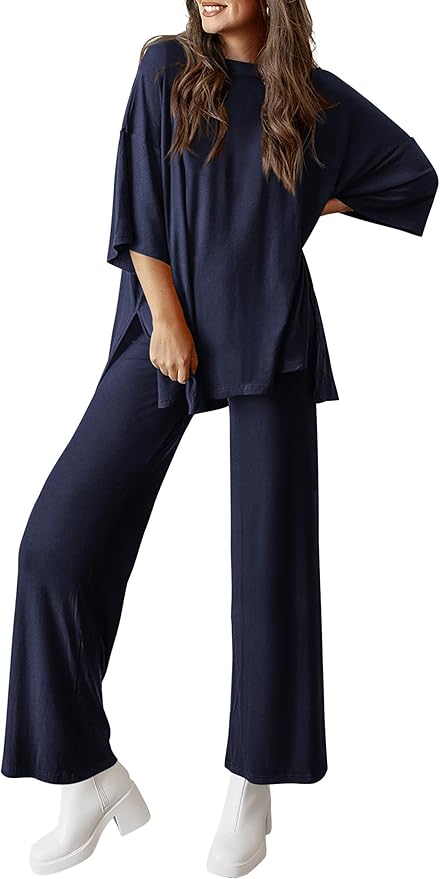 PRETTYGARDEN Two Piece Sets For Women Summer Fashion Lounge Matching Set 2025 Travel Vacation Airport Outfits Clothing