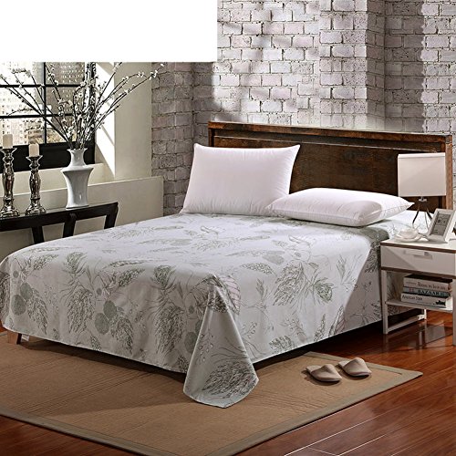 Drap en coton rembourré couvre-lit matelassé 160x240 double simple G