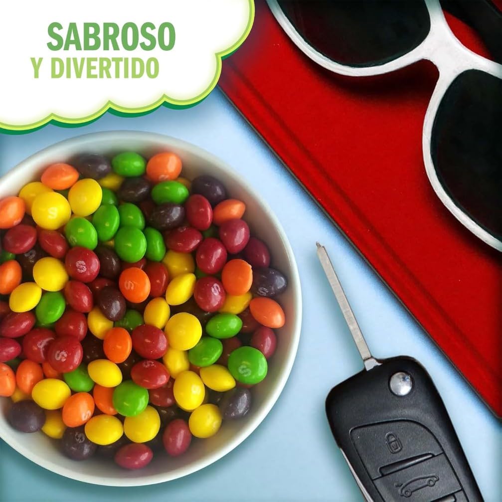 Skittles Caramelos Masticables Bolitas Sabores Afrutados 15 x 152g