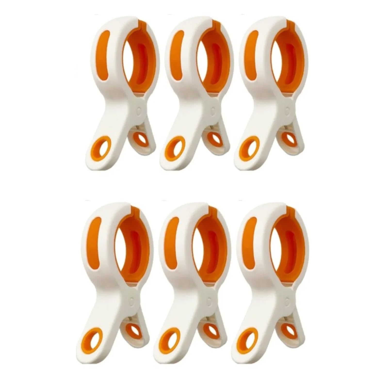 Beach Towel Clips Beach Towel Clips Reusable Large Windproof Clothes Pegs Plastic Strong Clothespins Laundry Tong For Blankets Coats(6 Pack White)