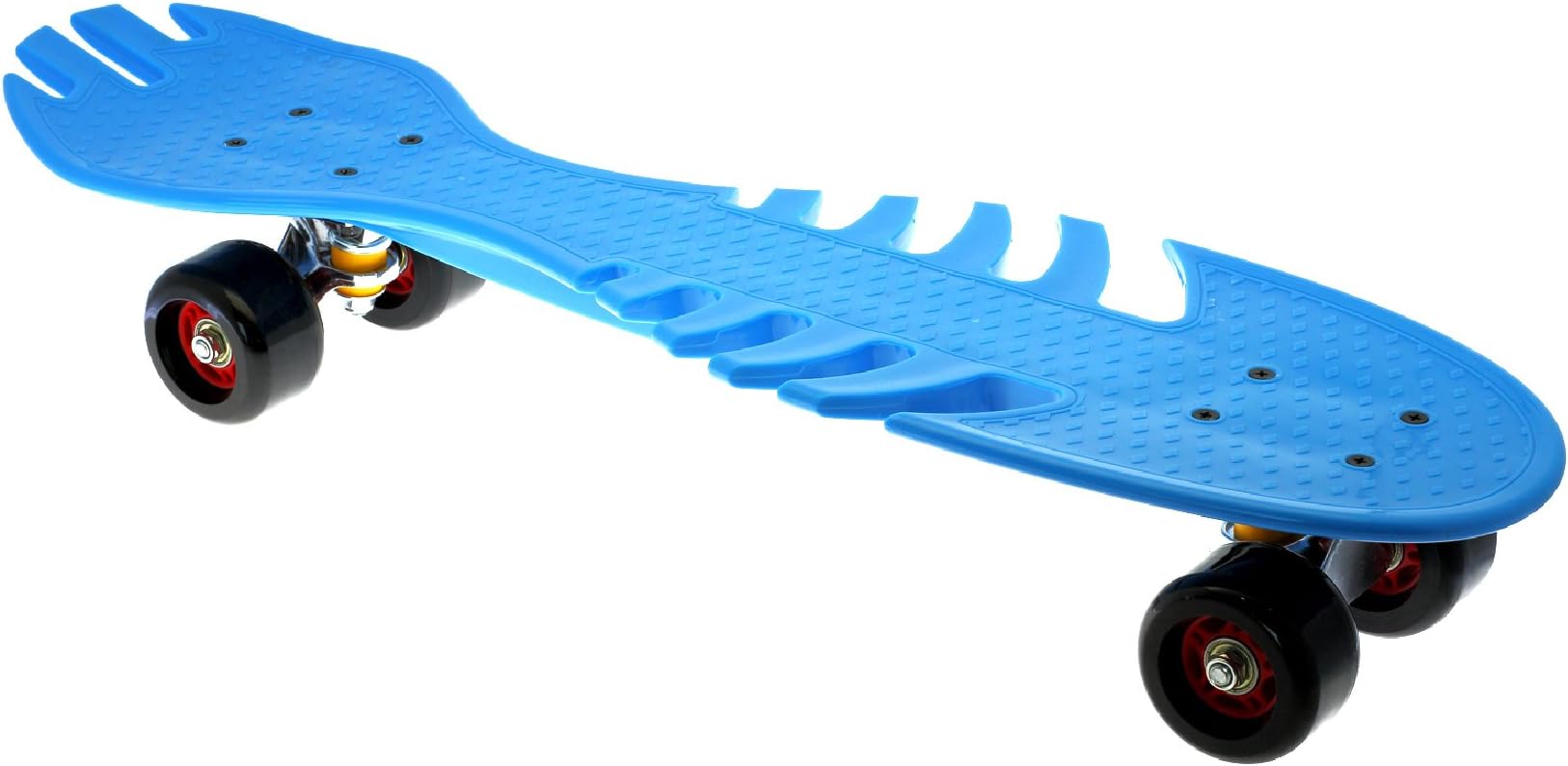 Merkapa Fish-bone Style 28" Complete Skateboard for Boys, Girls, even Professional Players (Blue)