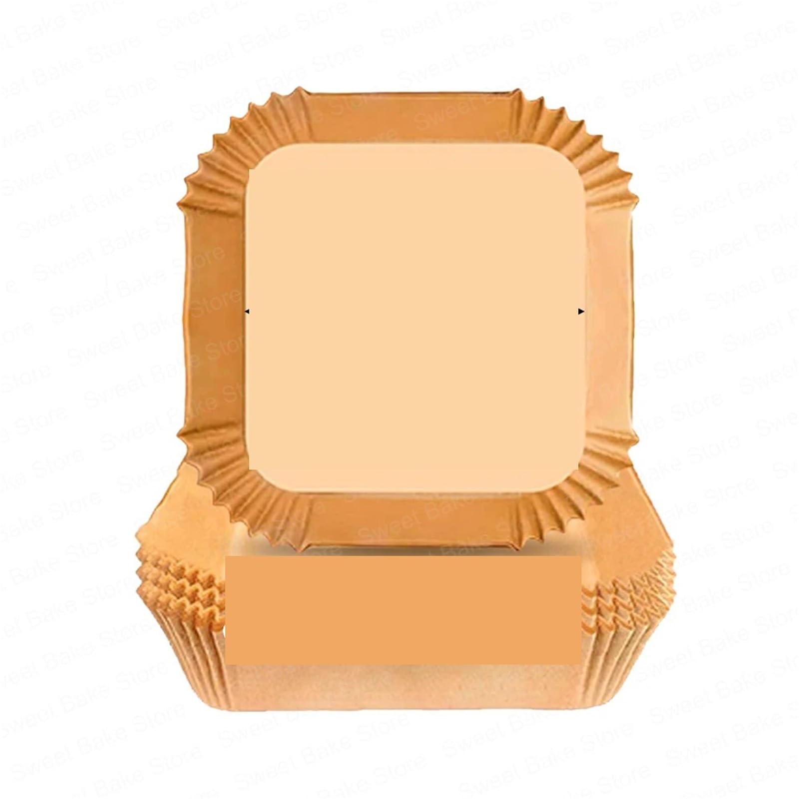 16 20 23CM Square Multiple Sizes Air Fryer Parchment Paper Liners Non-stick Baking Tray For 3-10 QT Frying