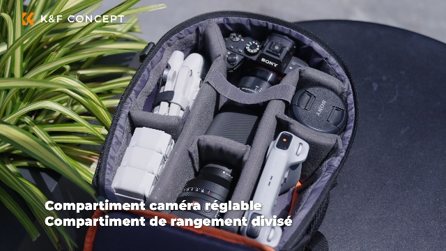 Test du sac à dos appareil photo K&F Concept DSLR (XL