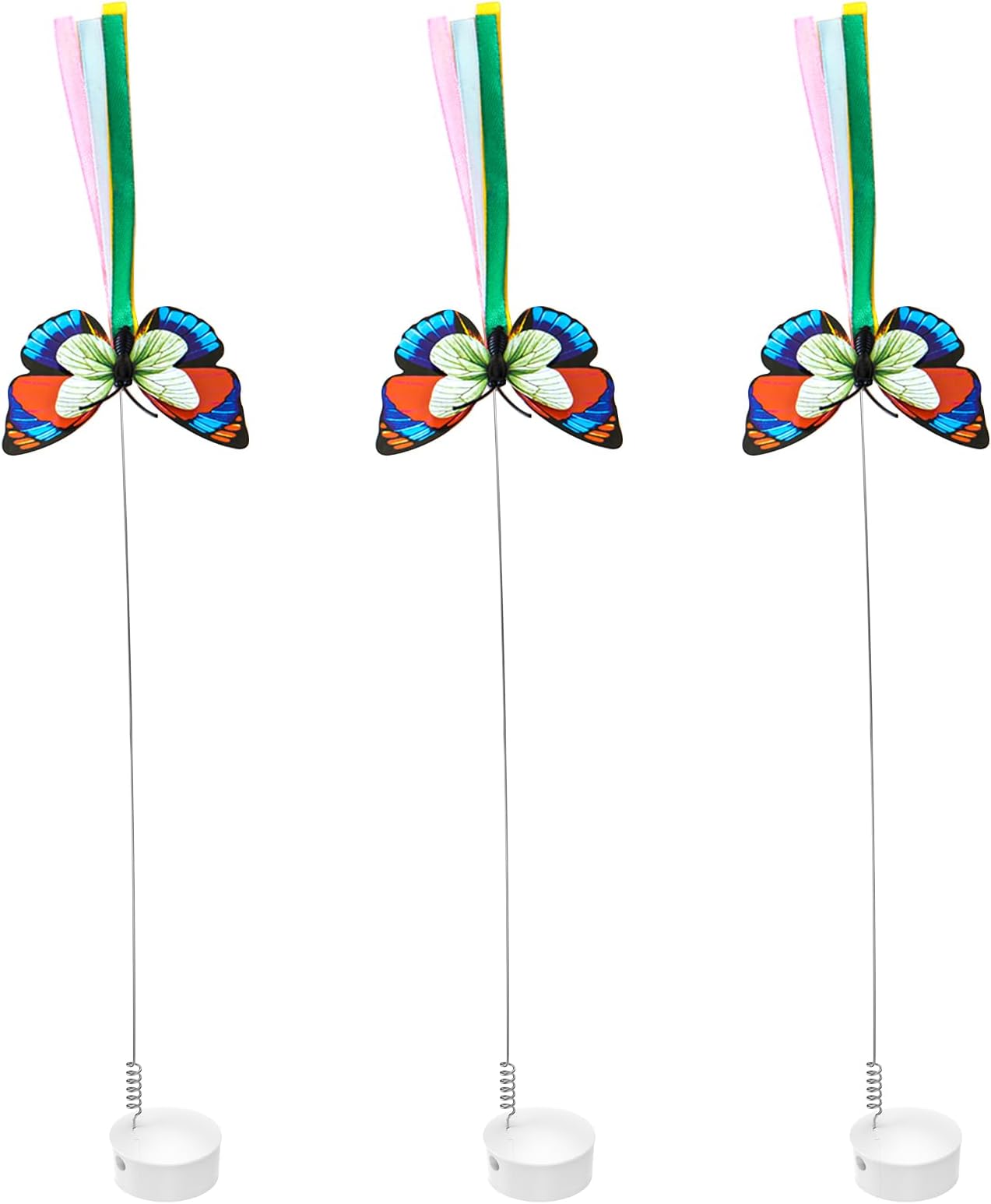 Pack of 3 Butterfly Refills 3 in 1 Hide and Seek Cat Toys