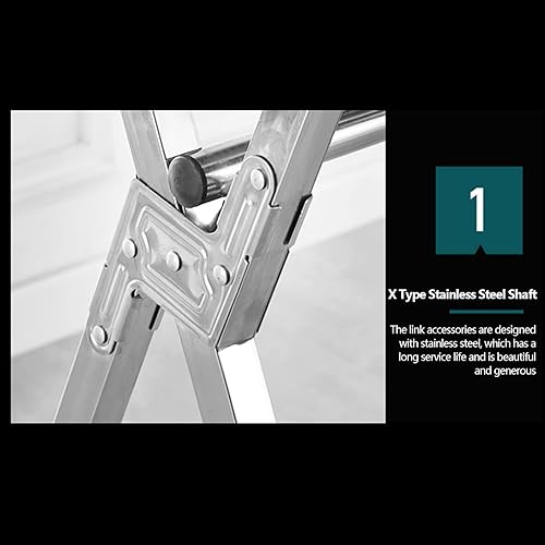 Miniatura 3 de ZARBAILRE Tendedero de ropa para interiores, tendedero de ropa para exteriores, plegable, en forma de X para ropa, lencería, toallas, ropa de cama,