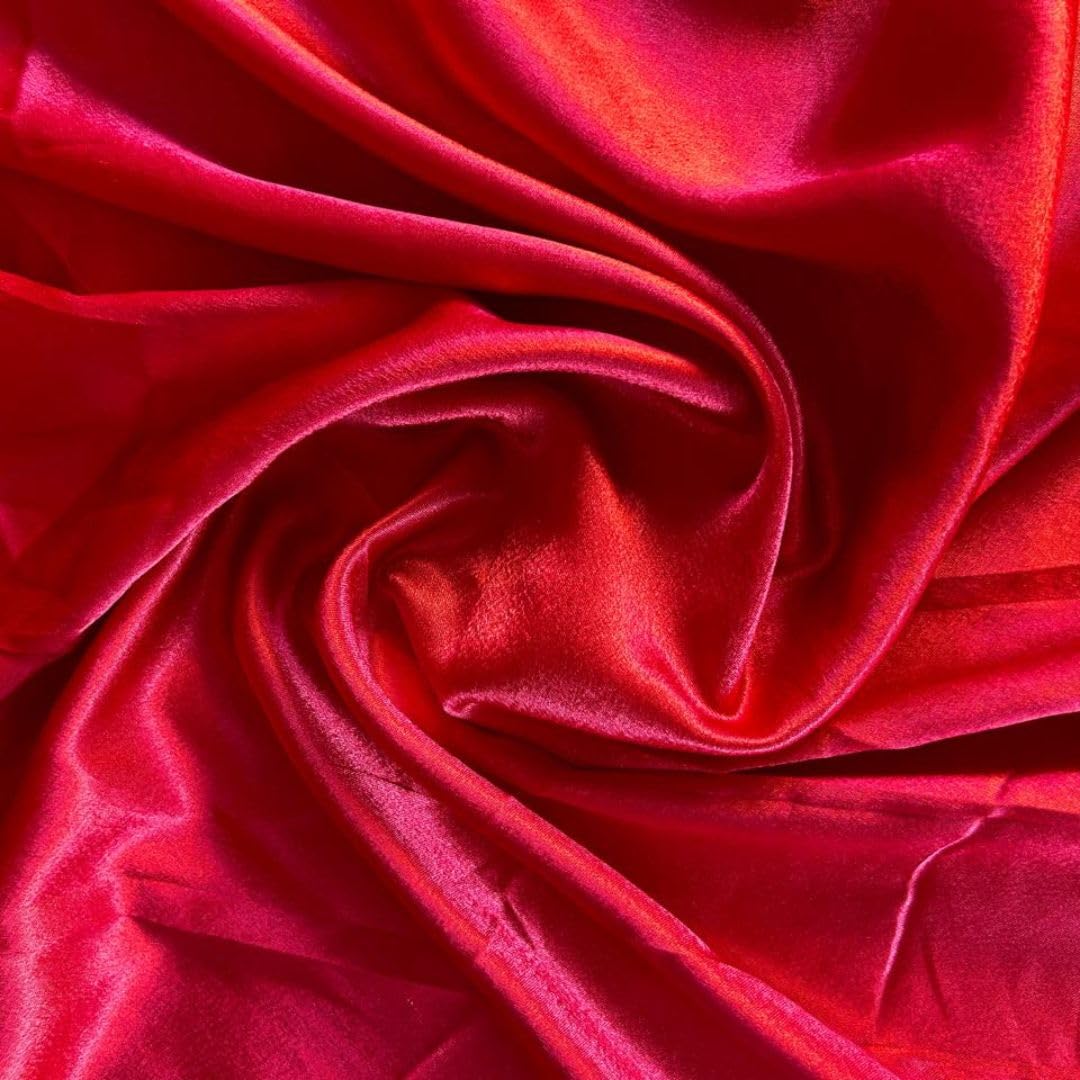 SATYAM KRAFT 1 Meter Multi Purpose Satin Fabric Cloth for Christmas Decoration, for Parties, Costumes, Gift Packing, Party, Wedding, Backdrop Material for mandap, Pooja Background(Maroon, 1 Meter) (B0D7LQDWLY) Amazon Price History, Amazon Price Tracker