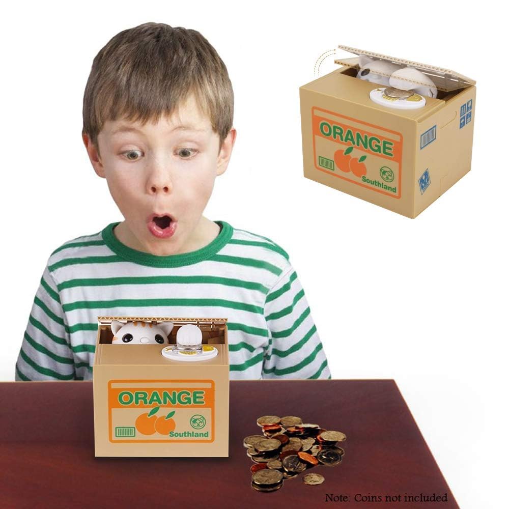 Hucha Electrónica Caja de Ahorros para Gatos y Niños