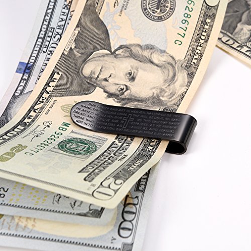 FaithHeart Mens Stainless Steel Money Clips, Credit Business Card Holder for Men Minimalist Metal Money Clip4