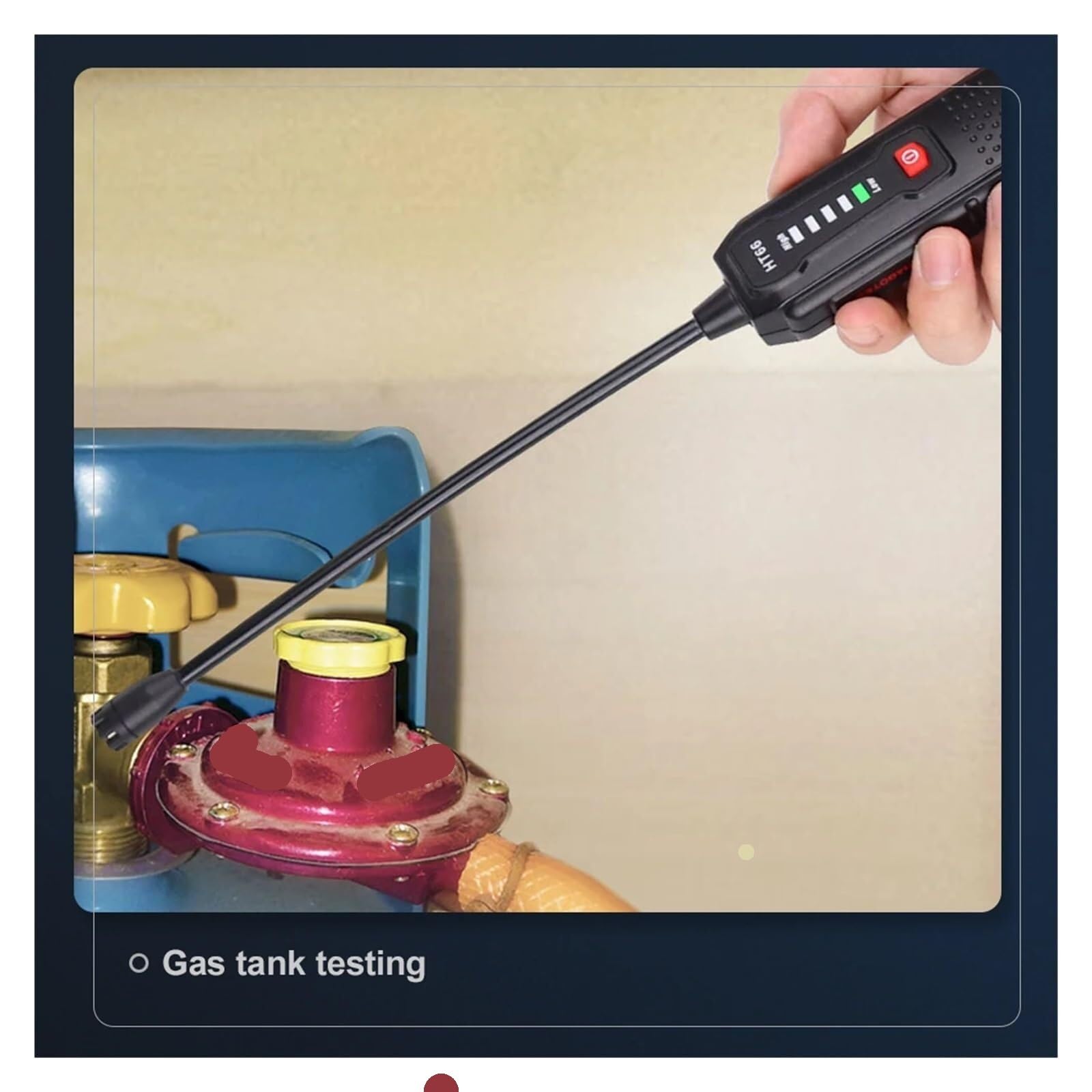 Gasdetektor, Gasdetektor Leck HT66 Alarm SoundTester Für Natürliches Methan Brennbare Stoffe Für Arbeit Und Zuhause für Zuhause