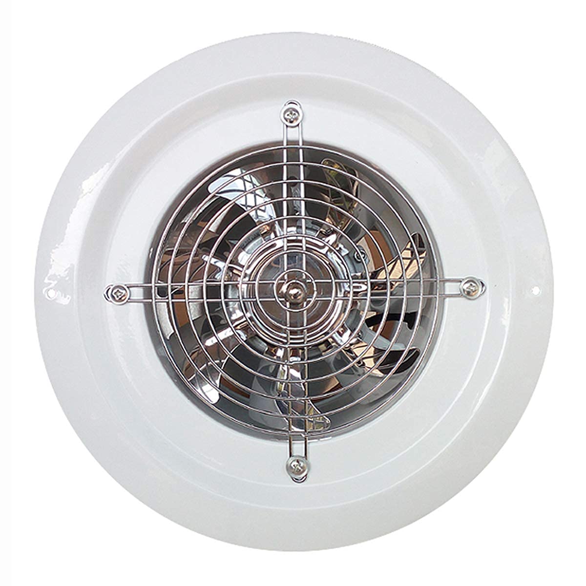 Aspiratore da Parete O Soffitto da 8" con Serranda Posteriore per Bagno Camera da Letto 1050M3/H