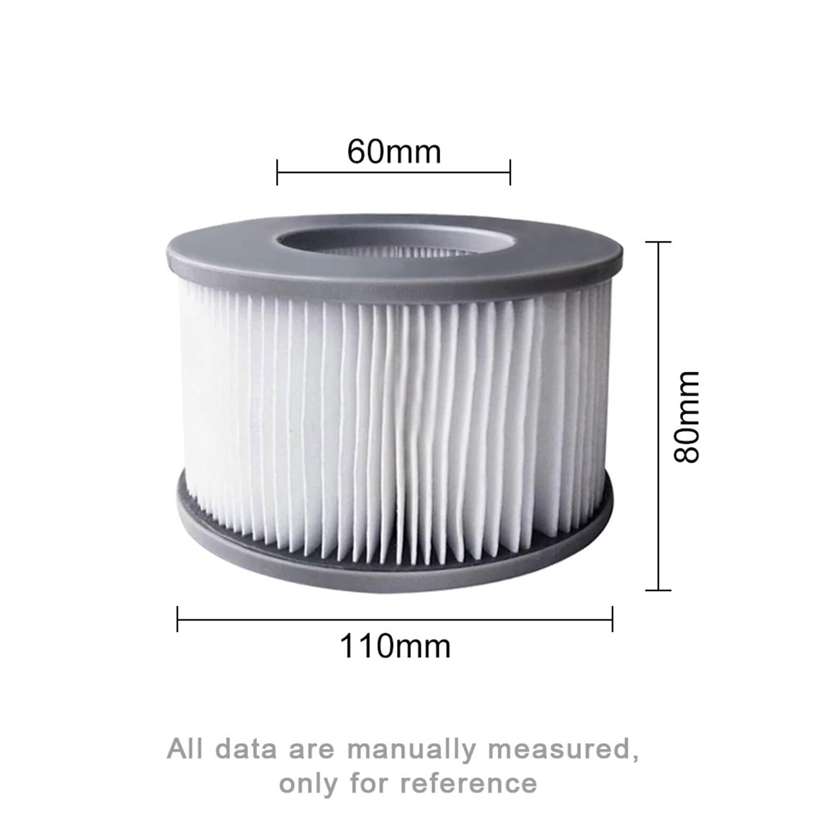 Filtro Ricambio for Spa E Vasca Idromassaggio Compatibile Con MSPA | Accessorio depurazione universale for piscine spa Cartuccia filtro resistente for spa gonfiabile portatile(6pcs)