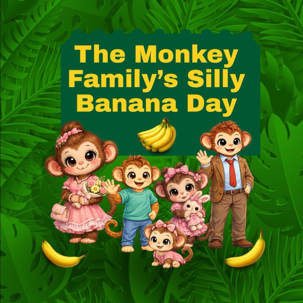 The Monkey Family's Silly Banana Day