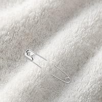 Vista 7 de 50 pasadores de seguridad de 3.3 pulgadas (3.346 in) resistentes, pasadores de seguridad grandes a granel, alfileres de costura de metal plateado