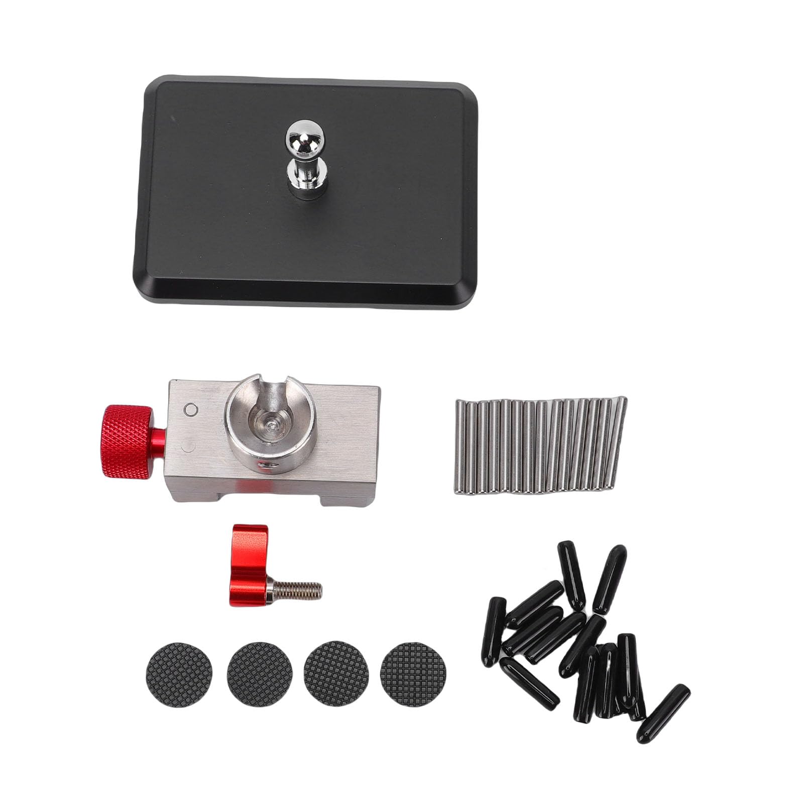 Morsetto da Tavolo Mini Morsetto, Morsa da Banco Piccola con Base, da Banco con Binario Scorrevole Rotante a 360 Gradi, Ideale per Fai da Te, Hobby, Artigianato, Gioielli, Orologi, Elettronica
