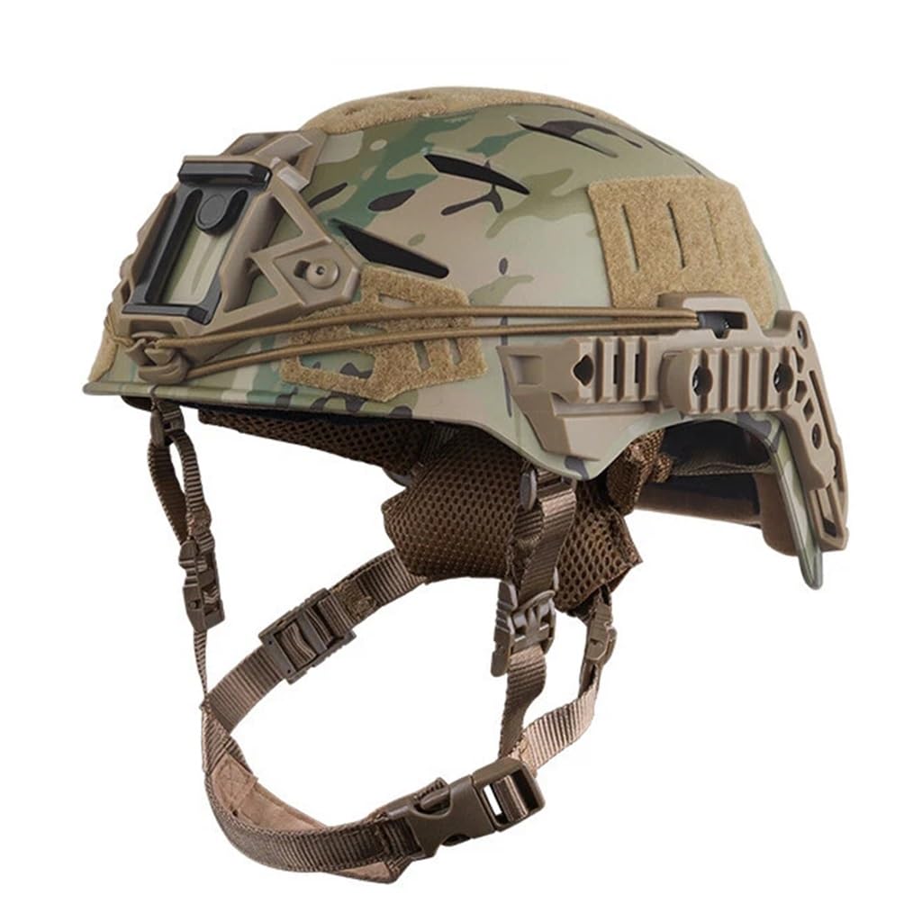 Wlxw Cp Wendy Helmet 3.0 Training Version Double Spongy Pad Hanging Suspension System Chin Strap Fast Mich Airsoft Helmet Gear(Cp)