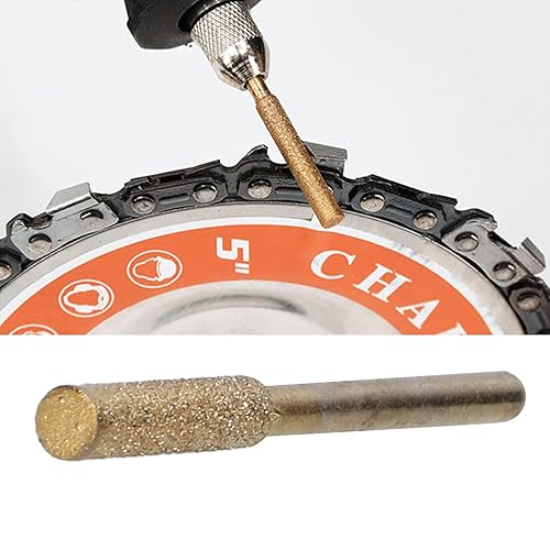 Miniatura 2 de Herramienta de afilado de motosierra, 20 piezas de afilador de motosierra de alta dureza, hecho esmeril, ruedas de afilado para afilador de