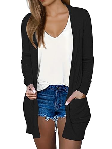 DB MOON Womens Long Cardigan 2026 Fall Lightweight Long Sleeve