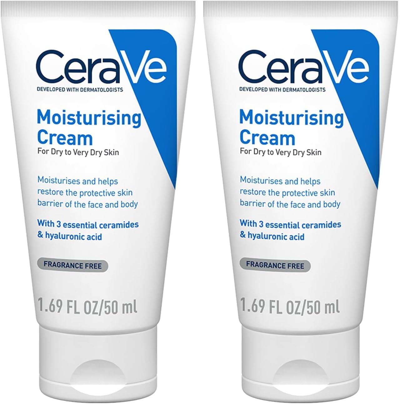 CeraVe Moisturizing Cream For Dry To Very Dry Skin (50ml) - Formulated with 3 Essential Ceramides And Hyaluronic Acid | Non-Comedogenic Moisturizer For Face and Body (Pack of 2)-image-29