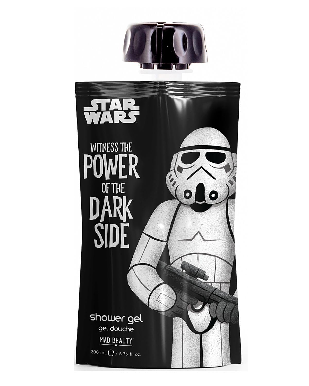 MAD Beauty Star Wars Dark Side Shower Gel Trio, Channel Cleansing Power Straight from the Dark Side, Refreshing Fragrances: Amber and Ginseng, Cedarwood and Lime and Lemon and Mandarin, Great Gift image 5