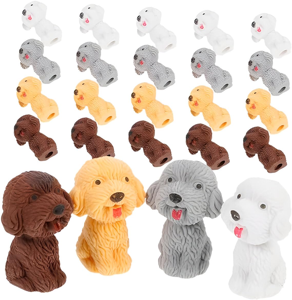 VINTAGER 36 Pcs Animal Pencil Erasers Dog Cap Erasers 3D Cute Erasers Pencil Top Erasers Puppy Shaped Erasers Back to School Eraser for Children Party Favor Supplies (B0D2DGXDC5) Amazon Price History, Amazon Price Tracker