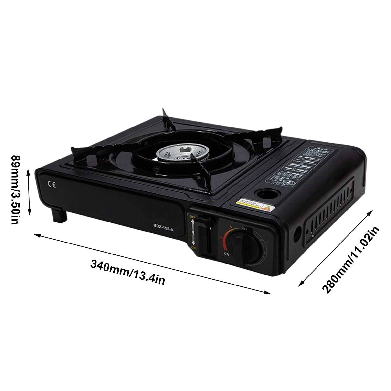 Hornillo Portátil Cocina Cortavientos Encendido Automático Control Preciso