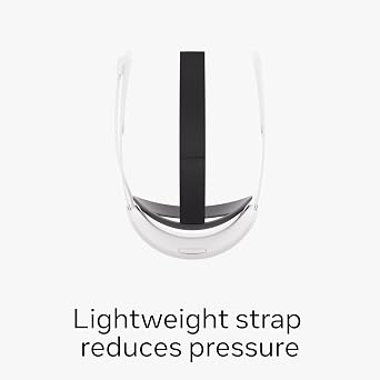 Meta Quest Elite Strap | Compatible with Meta Quest 3/3S | Comfortable wear with distributed weight | Adjustable ergonomic fit | Reduces pressure and fatigue