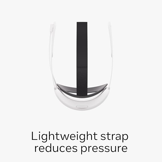 Meta Quest Elite Strap | Compatible with Meta Quest 3/3S | Comfortable wear with distributed weight | Adjustable ergonomic fit | Reduces pressure and fatigue